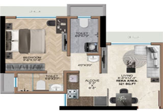 Elements Of Nature Happy Hive 1bhk